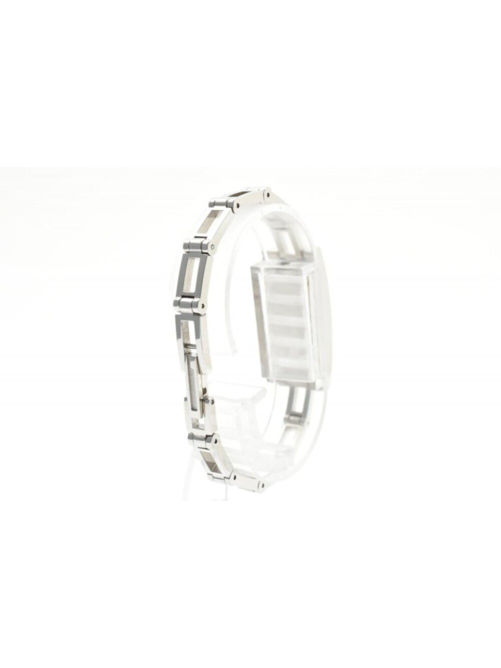 Gucci Watch Quartz Silver Dial Stainless Steel Bracelet Square Case - Picture 7 of 10